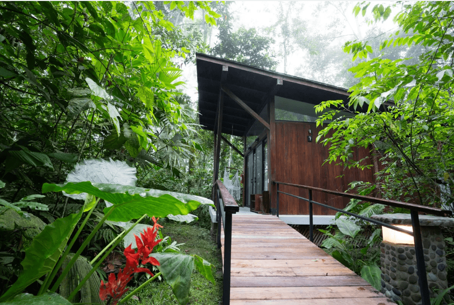 Sanctuary Cabin of Minga Lodge in Ecuador Amazon Rainforest