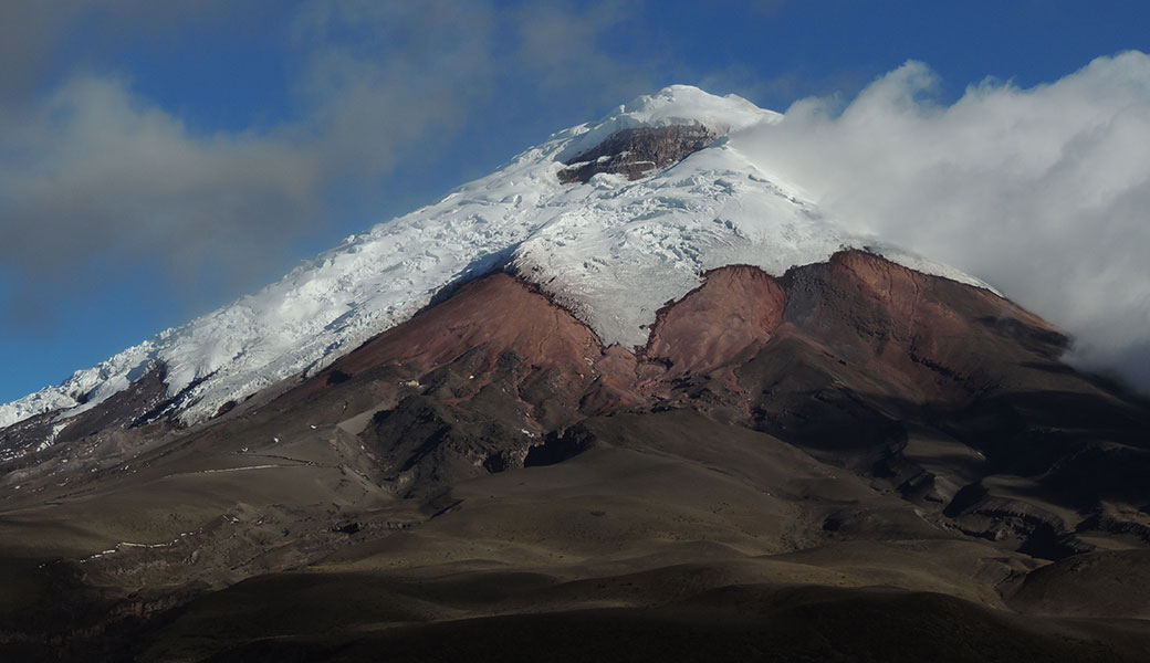Cotopaxi Volcano in Cotopaxi National Park Ecuador